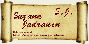 Suzana Jadranin vizit kartica